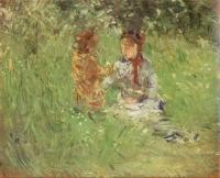 Morisot, Berthe - In the Garden at Maurecourt